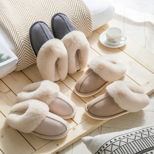 Luxury Plush Slippers Endless Slides