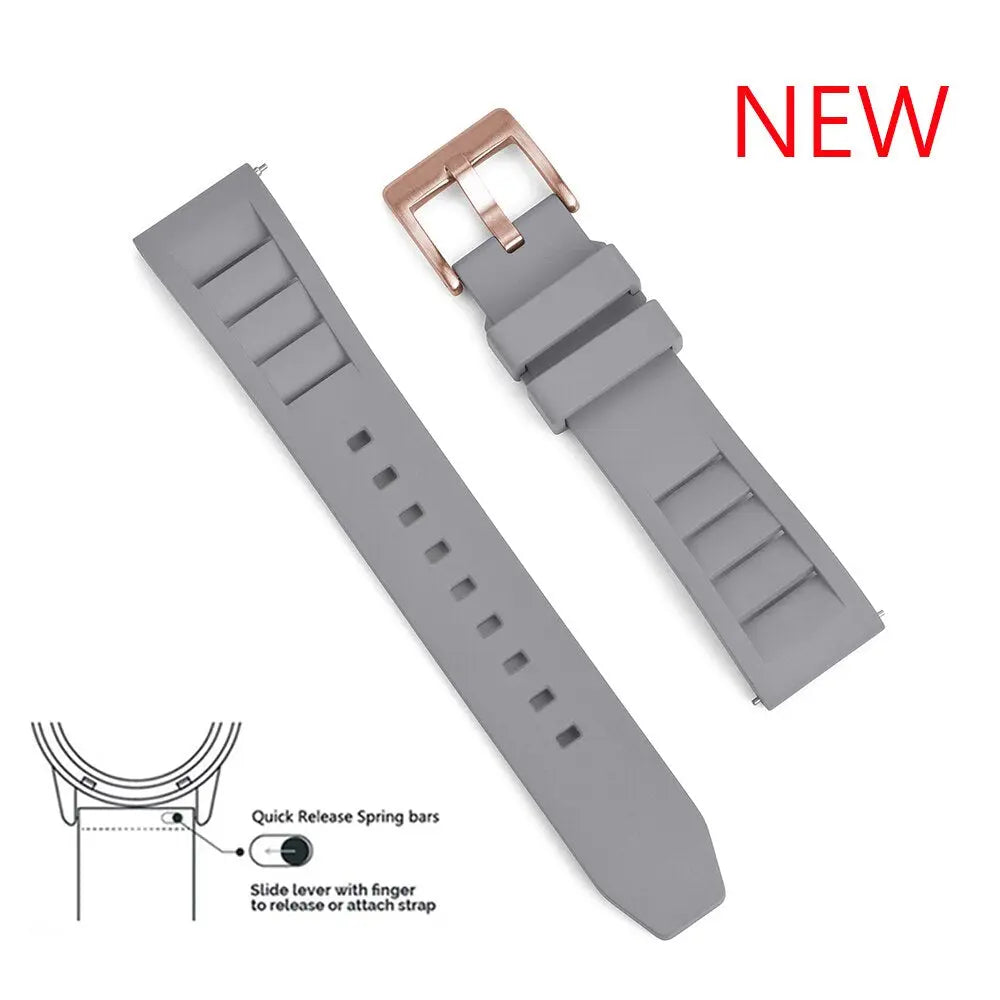 Smartwatch Rubber Strap Wrist Belt Endless Slides