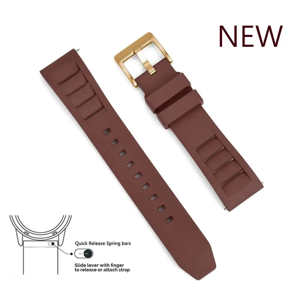 Smartwatch Rubber Strap Wrist Belt Endless Slides