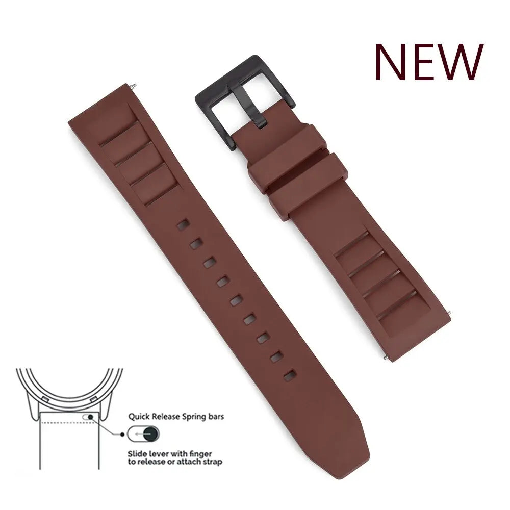 Smartwatch Rubber Strap Wrist Belt Endless Slides