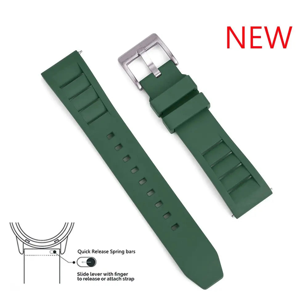 Smartwatch Rubber Strap Wrist Belt Endless Slides