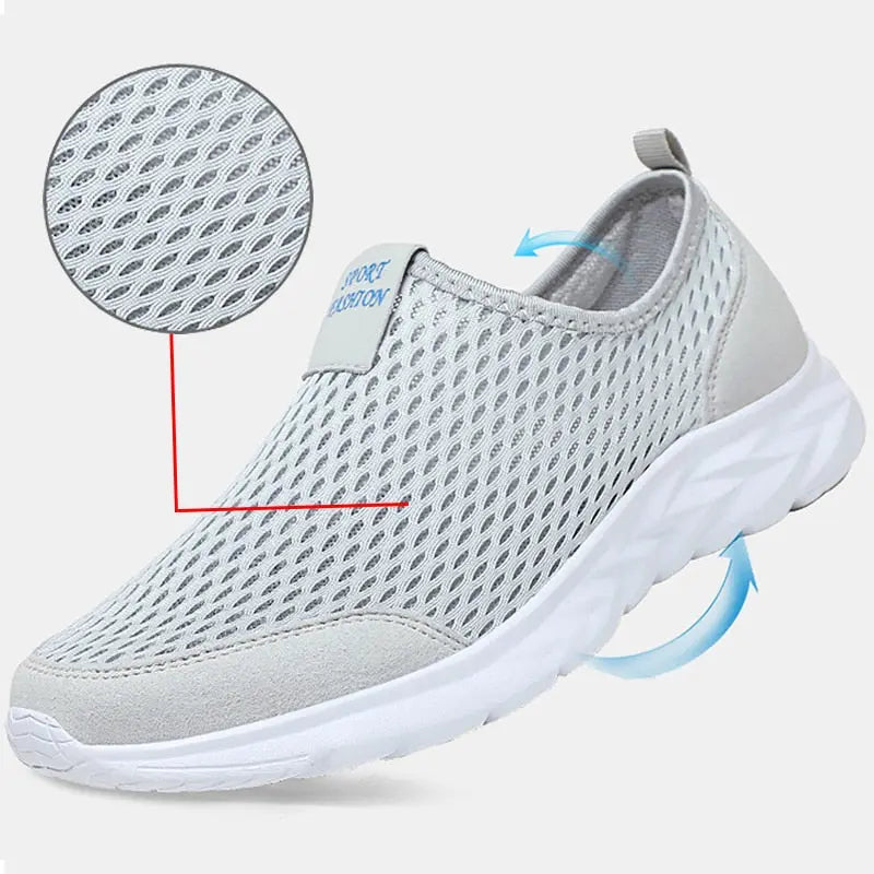 Mens slip on mesh sneakers Endless Slides